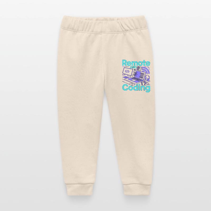 Remote Developer Remote And Coding Web Programmer Baby Organic Jogginghose Baby Tumbler von Stanley/Stella