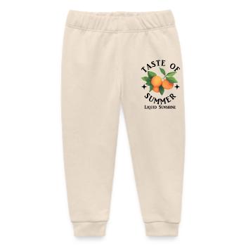 Orangen in Aquarell auf dem Ast - Baby Organic Jogginghose Baby Tumbler von Stanley/Stella - Natur - Vorne