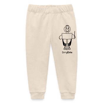 TIB_DirigEnte - Baby Organic Jogginghose Baby Tumbler von Stanley/Stella - Natur - Vorne