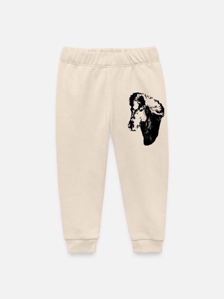 Ausdrucksstarkes Islandpferd Portrait - Baby Organic Jogginghose Baby Tumbler von Stanley/Stella - Natur