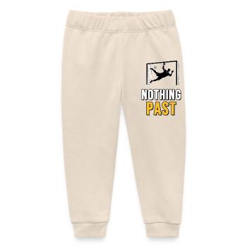 Nothing Goes - Goalkeeper - Baby Organic Sweatpants by Stanley/Stella - soft Ecru - Front
