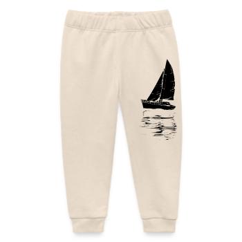 Sail - Baby Organic Sweatpants by Stanley/Stella - soft Ecru - Front