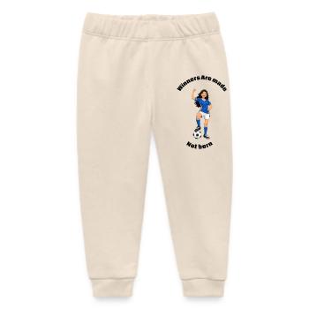 Sieg im Mädchenfußball in Aktion - Baby Organic Jogginghose Baby Tumbler von Stanley/Stella - Natur - Vorne