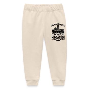 kroatien Split Urlaub - Baby Organic Jogginghose Baby Tumbler von Stanley/Stella - Natur - Vorne