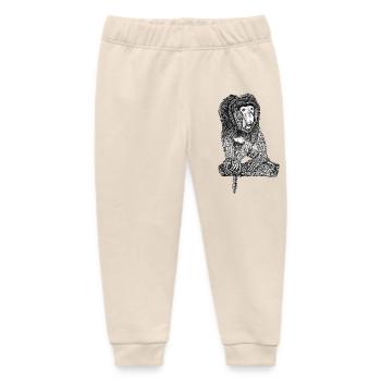 proboscis monkey - Baby Organic Sweatpants by Stanley/Stella - soft Ecru - Front