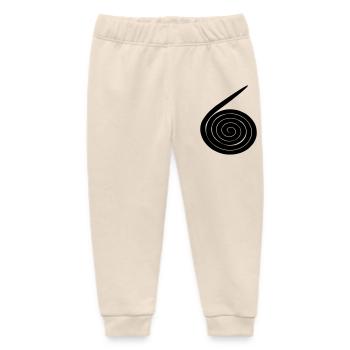Zahl 6 Schnecke - Baby Organic Jogginghose Baby Tumbler von Stanley/Stella - Natur - Vorne