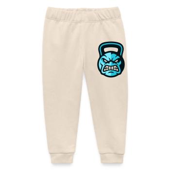 Workout Kettlebell Logo - Baby Organic Jogginghose Baby Tumbler von Stanley/Stella - Natur - Vorne