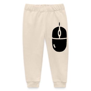 Maus Computer Computermaus Geschenk  - Baby Organic Jogginghose Baby Tumbler von Stanley/Stella - Natur - Vorne