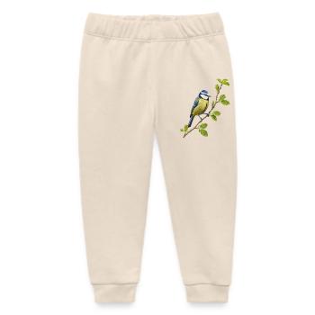 Blue - Baby Organic Sweatpants by Stanley/Stella - soft Ecru - Front
