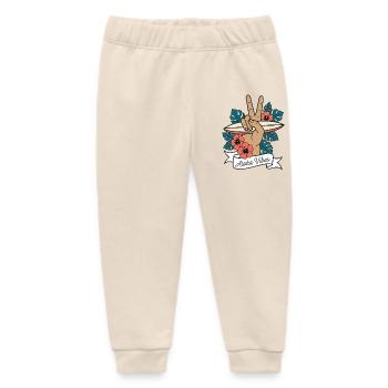 Aloha Vibes Surfen Peace Hand Hawaii - Baby Organic Jogginghose Baby Tumbler von Stanley/Stella - Natur - Vorne
