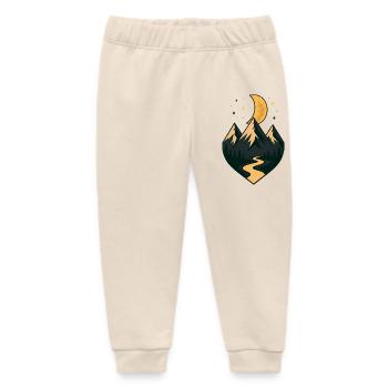 Unter Mond und Gipfeln - Baby Organic Jogginghose Baby Tumbler von Stanley/Stella - Natur - Vorne