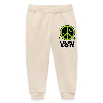 Groovy Peace Zeichen Logo - Baby Organic Jogginghose Baby Tumbler von Stanley/Stella - Natur - Vorne