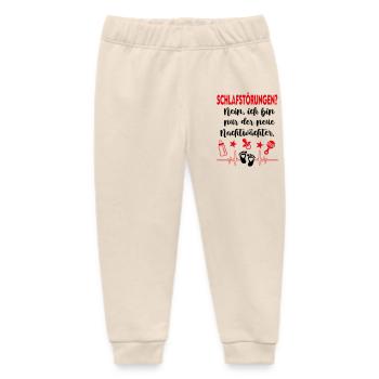 Ich habe Schlafstörung Nachtruhe Babysprüche - Baby Organic Jogginghose Baby Tumbler von Stanley/Stella - Natur - Vorne
