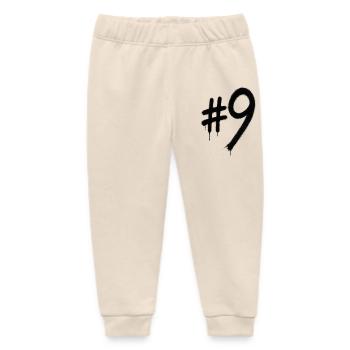 Graffiti Ziffer9 Streetart - Baby Organic Jogginghose Baby Tumbler von Stanley/Stella - Natur - Vorne