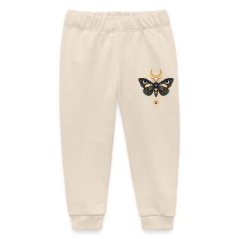 Goldener Mondschmetterling mit Sternenstrahlen - Baby Organic Jogginghose Baby Tumbler von Stanley/Stella - Natur - Vorne