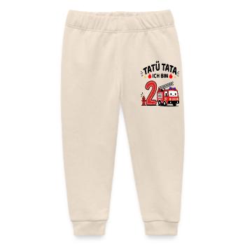 Feuerwehr Geburtstag 2 Jahr Shirt Ich bin 2 - Baby Organic Jogginghose Baby Tumbler von Stanley/Stella - Natur - Vorne