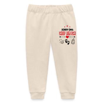 Oma Chef bin ich Babysprüche Lustig Familie - Baby Organic Jogginghose Baby Tumbler von Stanley/Stella - Natur - Vorne