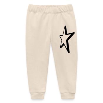 Stern - Baby Organic Jogginghose Baby Tumbler von Stanley/Stella - Natur - Vorne