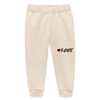 Gang Heart - Baby Organic Sweatpants by Stanley/Stella - soft Ecru - Front