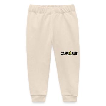 Campfire - Baby Organic Sweatpants by Stanley/Stella - soft Ecru - Front