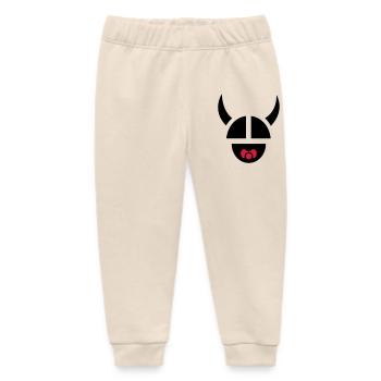 Viking Child - Baby Organic Sweatpants by Stanley/Stella - soft Ecru - Front
