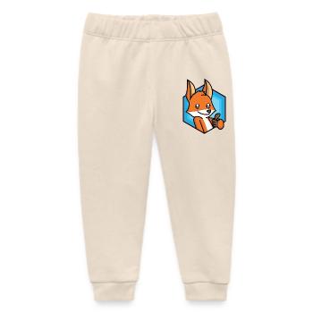 Daumen Hoch Fuchs - Baby Organic Jogginghose Baby Tumbler von Stanley/Stella - Natur - Vorne