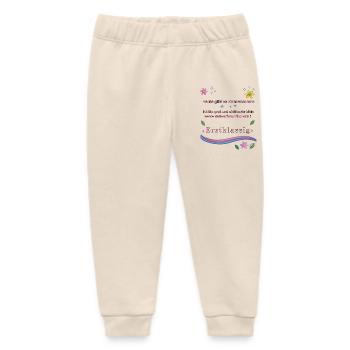 School Child First Class - Baby Organic Sweatpants by Stanley/Stella - soft Ecru - Front