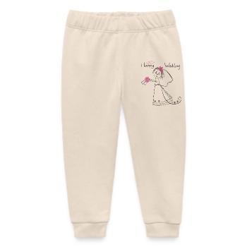 Happy Wedding Hochzeit - Baby Organic Jogginghose Baby Tumbler von Stanley/Stella - Natur - Vorne