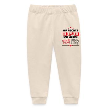Opa soll kommen Babysprüche Telefon - Baby Organic Jogginghose Baby Tumbler von Stanley/Stella - Natur - Vorne
