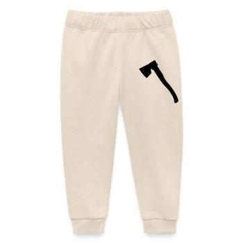 Axt Holz Axt Hackaxt für Holzfäller Zimmermann - Baby Organic Jogginghose Baby Tumbler von Stanley/Stella - Natur - Vorne