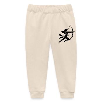 Sagittarius 2 - Baby Organic Sweatpants by Stanley/Stella - soft Ecru - Front