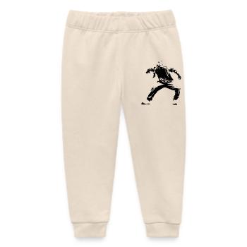 Breakdance Skizze - Baby Organic Jogginghose Baby Tumbler von Stanley/Stella - Natur - Vorne