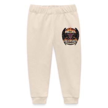 Metal Unleashed Firing Guitars - Baby Organic Sweatpants by Stanley/Stella - soft Ecru - Front