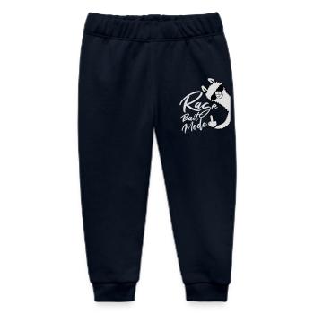Rage Bait Llama Alpaca Sunglasses Middle Finger - Baby Organic Sweatpants by Stanley/Stella - navy - Front