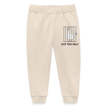 Goose – Got Too Silly - Baby Organic Sweatpants by Stanley/Stella - soft Ecru - Front
