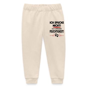Ich spucke nicht, ich spende Feuchtigkeit - Baby - Baby Organic Jogginghose Baby Tumbler von Stanley/Stella - Natur - Vorne