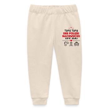 Polizei Nachwuchs Junge Babysprüche Milchflasche - Baby Organic Jogginghose Baby Tumbler von Stanley/Stella - Natur - Vorne