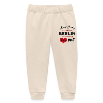 Berlin Stadt Urban T-Shirt City Heimatliebe Town - Baby Organic Sweatpants by Stanley/Stella - soft Ecru - Front