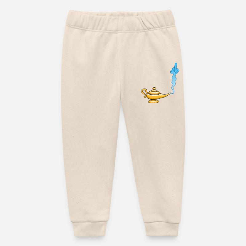 Le génie - Pantalon de jogging bébé bio Stanley/Stella - écru doux