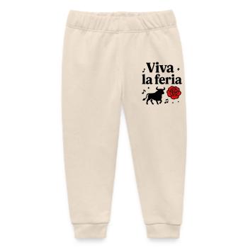 Motif Vive La Féria Taureau Banda Sud-Ouest - Pantalon de jogging bébé bio Stanley/Stella - écru doux - Devant