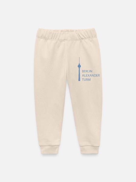 Lustiger Berlin Fernsehturm Parodie Minimal  - Baby Organic Jogginghose Baby Tumbler von Stanley/Stella - Natur