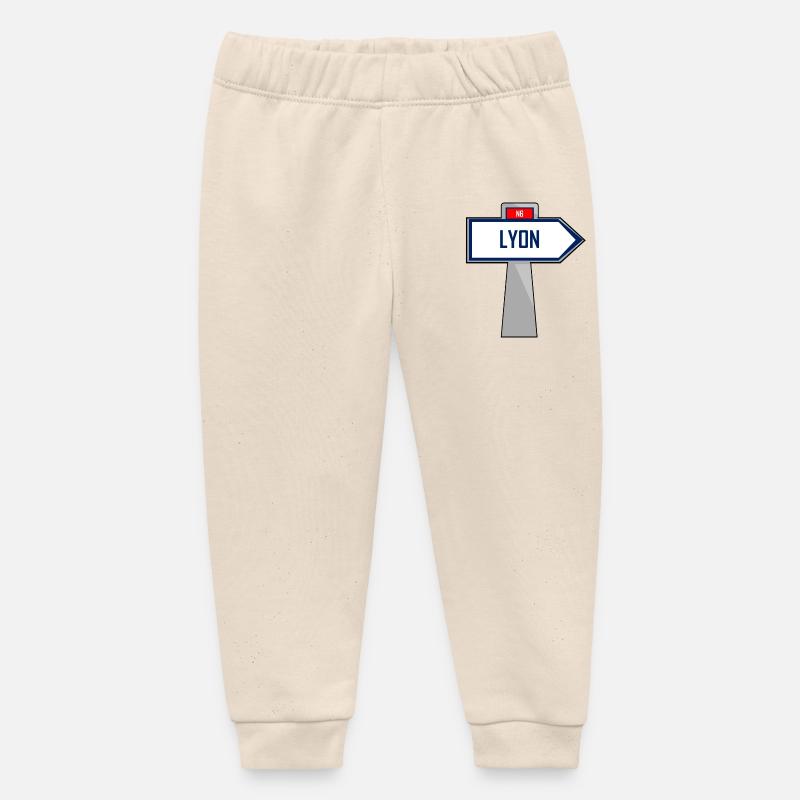 Lyon Direction - Pantalon de jogging bébé bio Stanley/Stella - écru doux