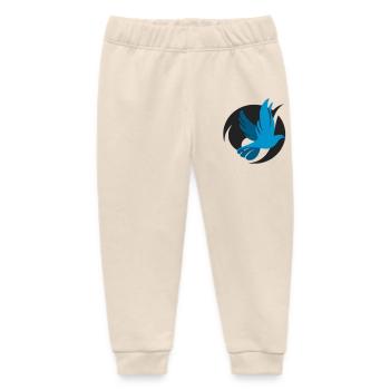 Original dove logo - Baby Organic Sweatpants by Stanley/Stella - soft Ecru - Front