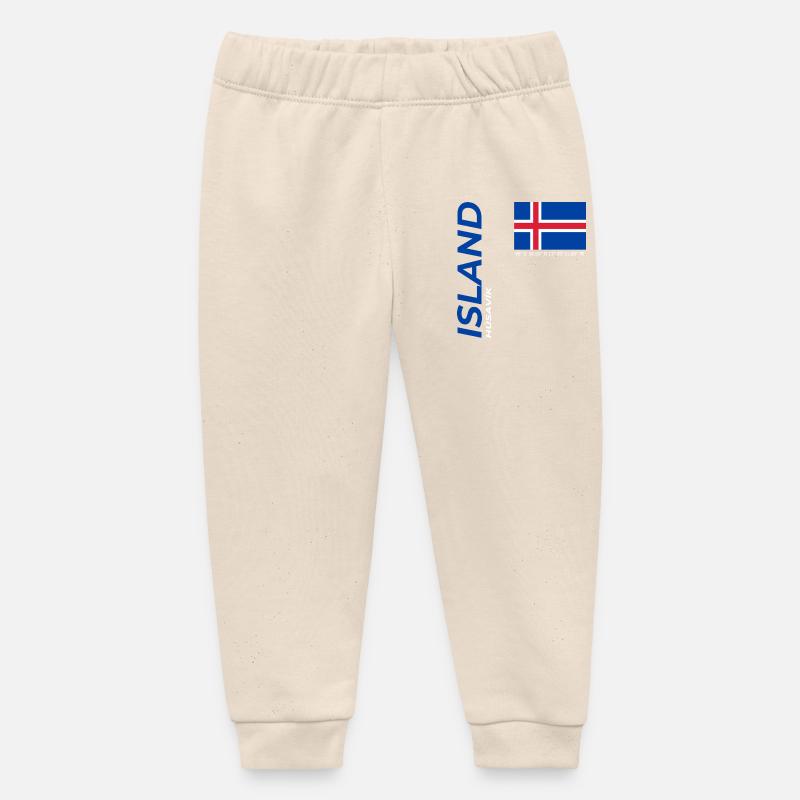 húsavík - Pantalon de jogging bébé bio Stanley/Stella - écru doux