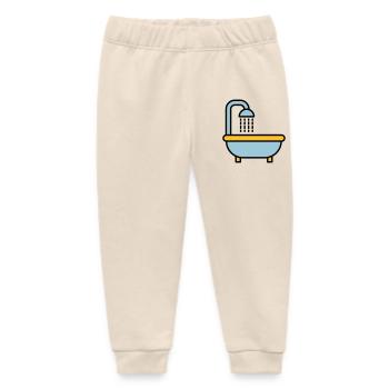 bathtub - Baby Organic Sweatpants by Stanley/Stella - soft Ecru - Front