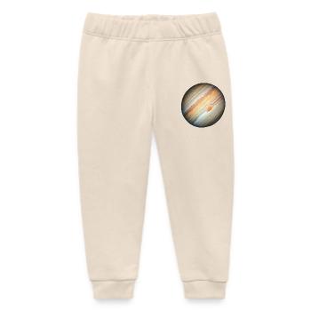 Jupiter & Giant Red Spot - Baby Organic Sweatpants by Stanley/Stella - soft Ecru - Front