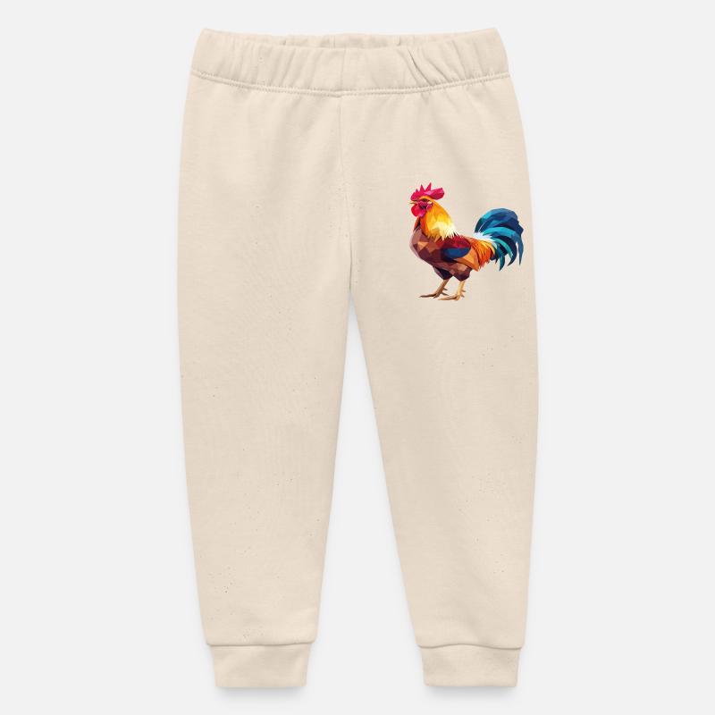 Hahnp3 - Pantalon de jogging bébé bio Stanley/Stella - écru doux
