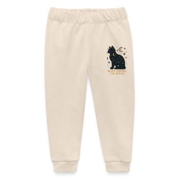Sternenkatze Unter Sternen - Baby Organic Jogginghose Baby Tumbler von Stanley/Stella - Natur - Vorne