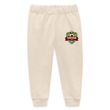 Fußball Shield mit Banner - Baby Organic Jogginghose Baby Tumbler von Stanley/Stella - Natur - Vorne