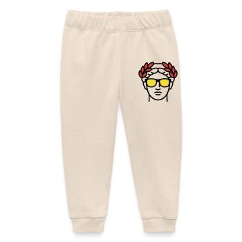 Römische Statue Sonnenbrille Antike Kunst - Baby Organic Jogginghose Baby Tumbler von Stanley/Stella - Natur - Vorne